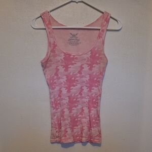Faded Glory Pink Camouflage Tank Top